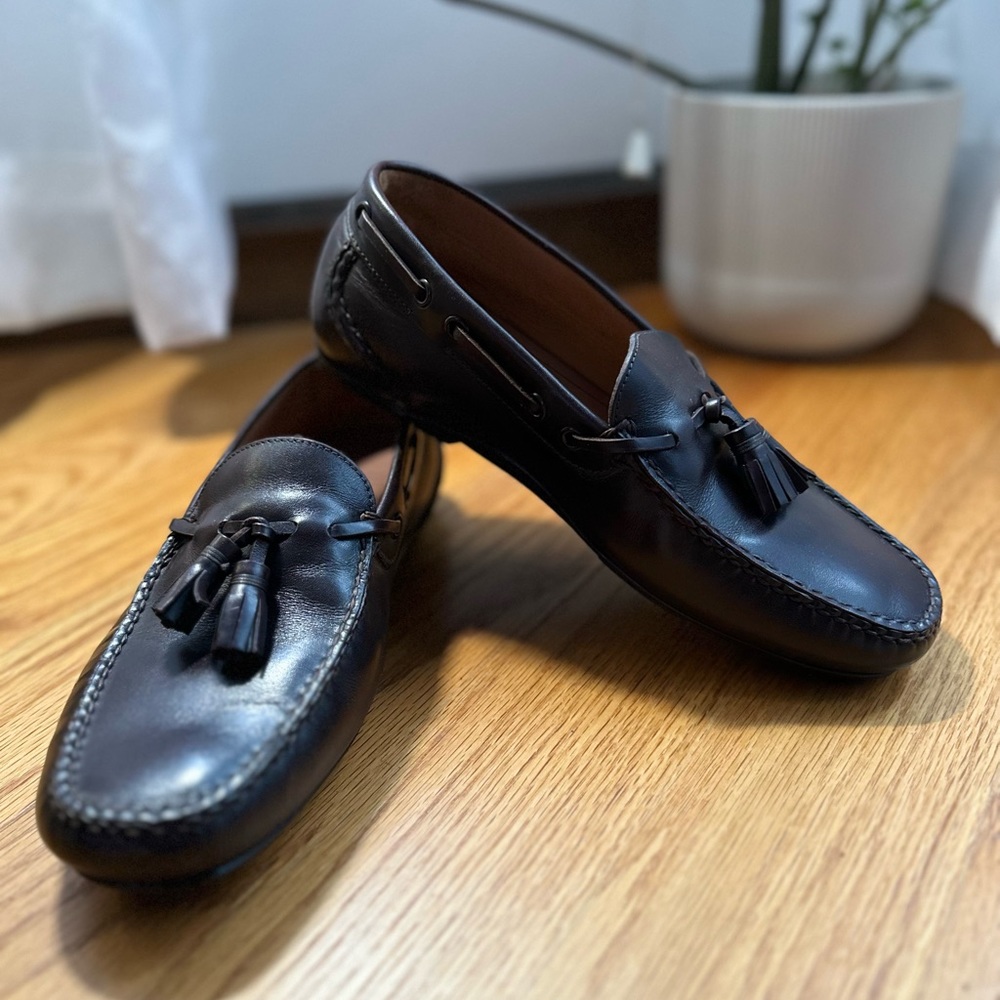 Salvatore Ferragamo Simone tassel drivers men’s UK sz 6 / US sz 7